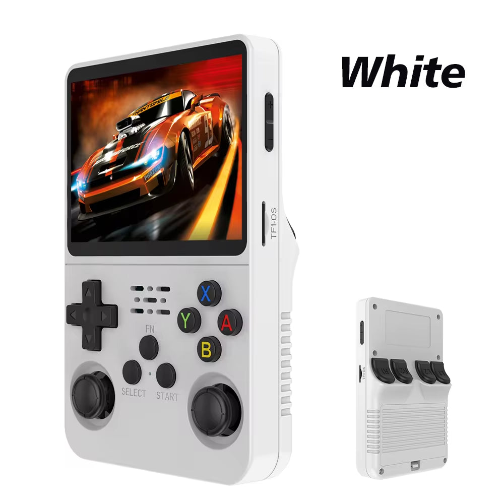 R36S Retro Handheld Video Game Console with Linux System, 3.5-Inch IPS Screen, R35S Pro Portable Video Player, 64GB Game Storage