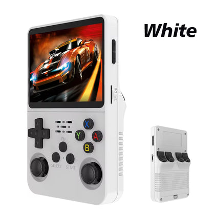 R36S Retro Handheld Video Game Console with Linux System, 3.5-Inch IPS Screen, R35S Pro Portable Video Player, 64GB Game Storage